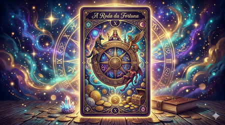 Tarot do Dinheiro 2026: A Roda da Fortuna e Sua Virada Financeira